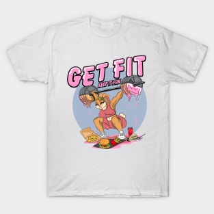 Get Fitt Fun Cartoon T-Shirt